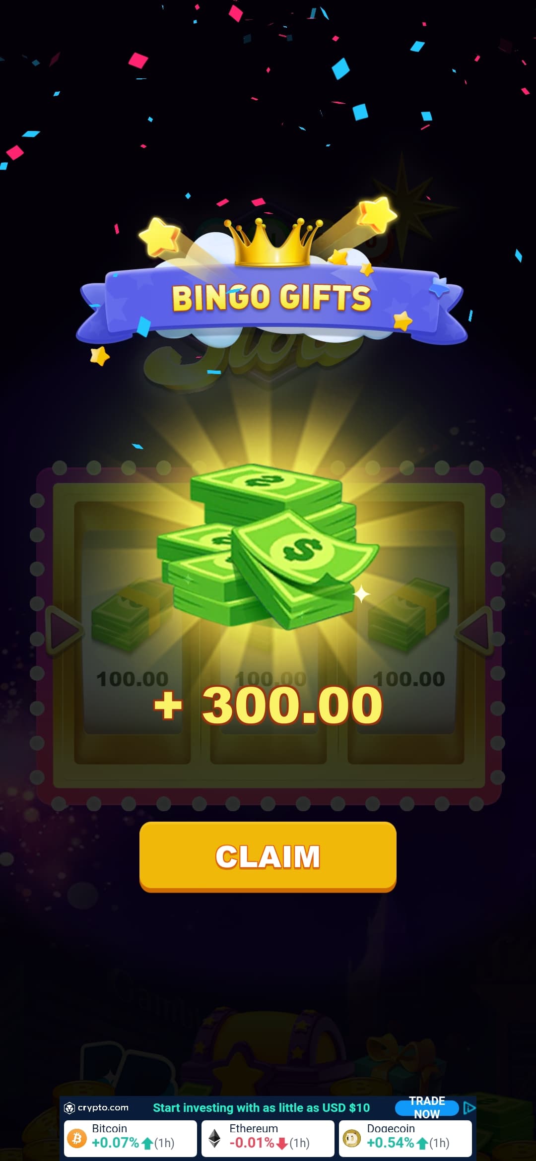 Bingo Day cash