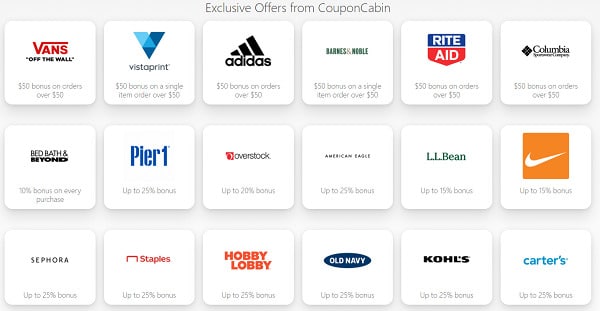 CouponCabin-partners