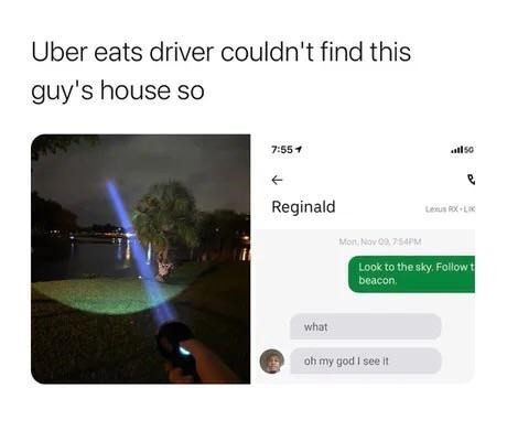 Lost Uber Eats Driver Meme