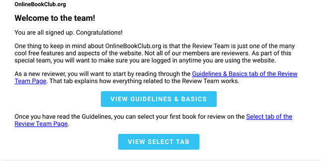 OnlineBookClub guidelines