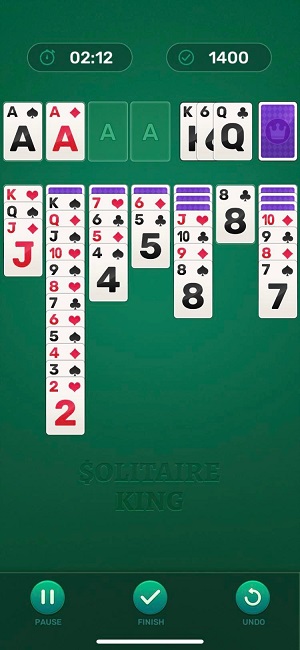 Solitaire King gameplay