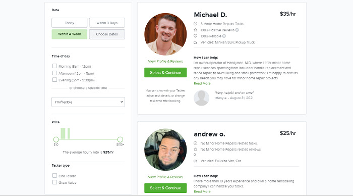 TaskRabbit-listings